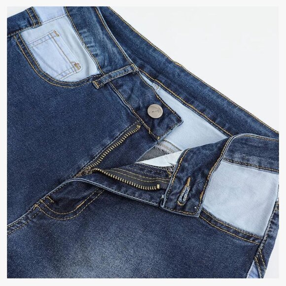 Patch Me Up Flare Jeans – Triple Tone Statement - Picture 5 of 9